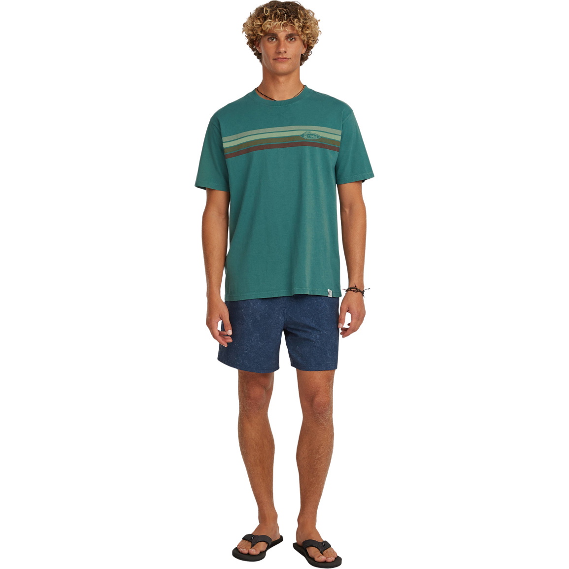 2026 O'Neill Mens O'Riginals Front Stripe T-Shirt 2850354 - Botanical Heat
